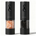 Dual-Speed Electric Salt & Pepper Grinder Set